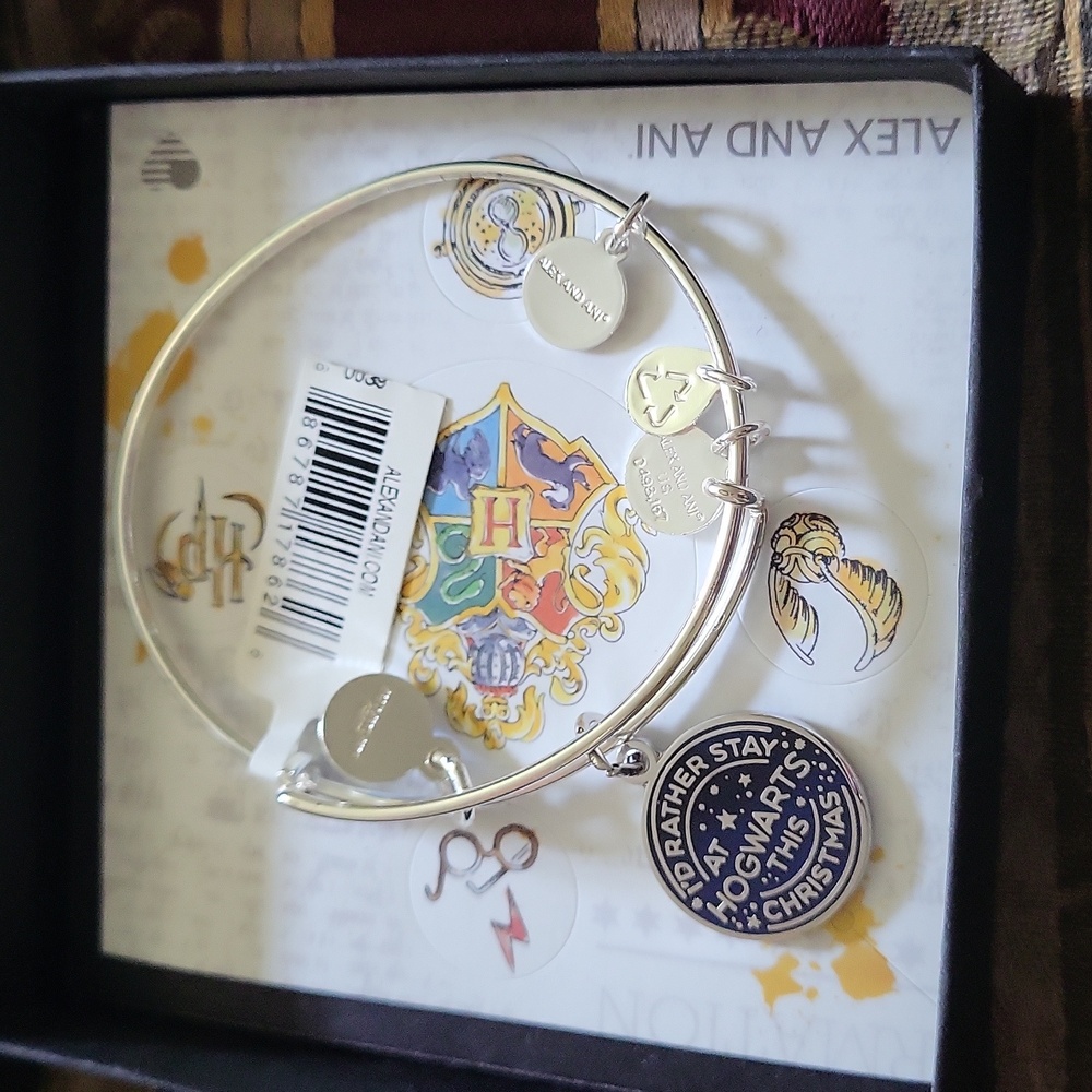 Alex ani harry potter I rather be at hogwarts blue charm stickers boxed 📦